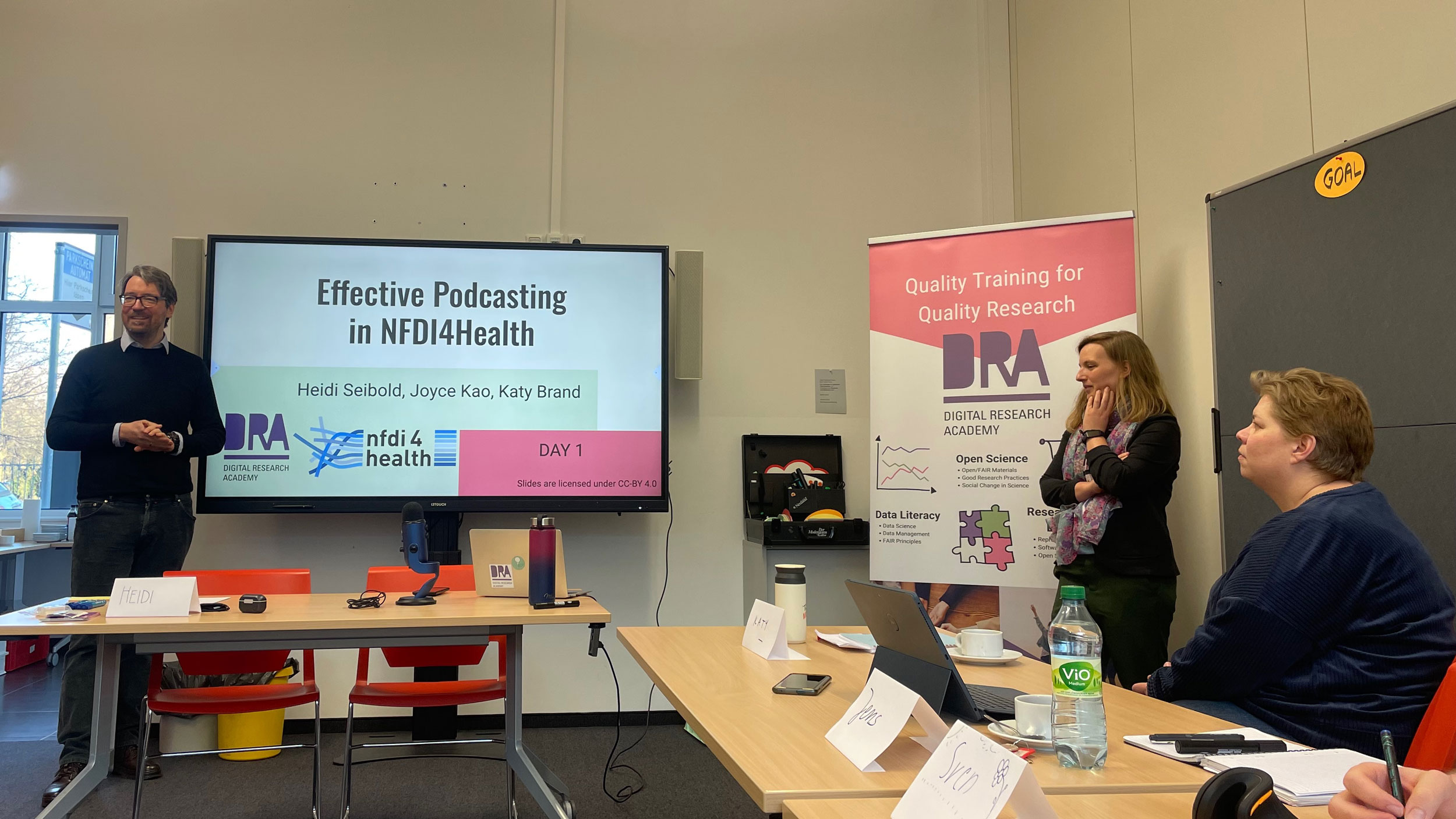 NFDI4Health Workshop: “How to Podcast” 
